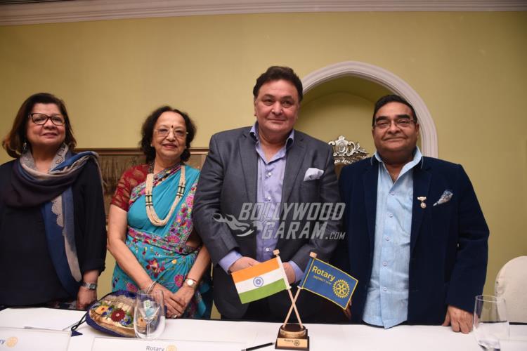 Rishi Kapoor and Dr. Batra at Rotary Club's event 