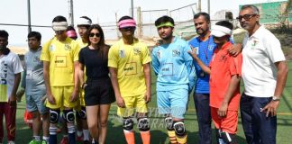 Shriya Saran blind football5