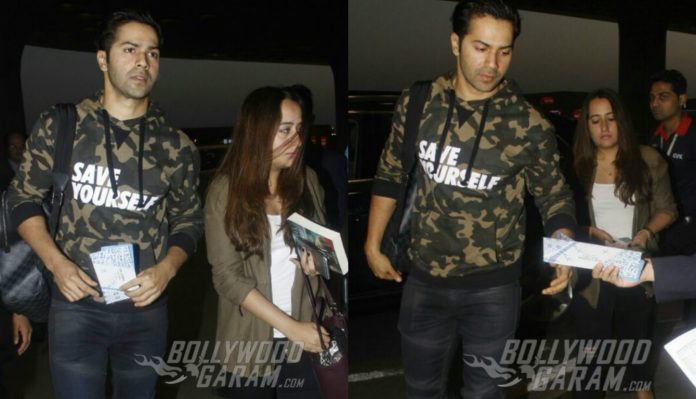 Varun Dhawan and Natasha Dalal