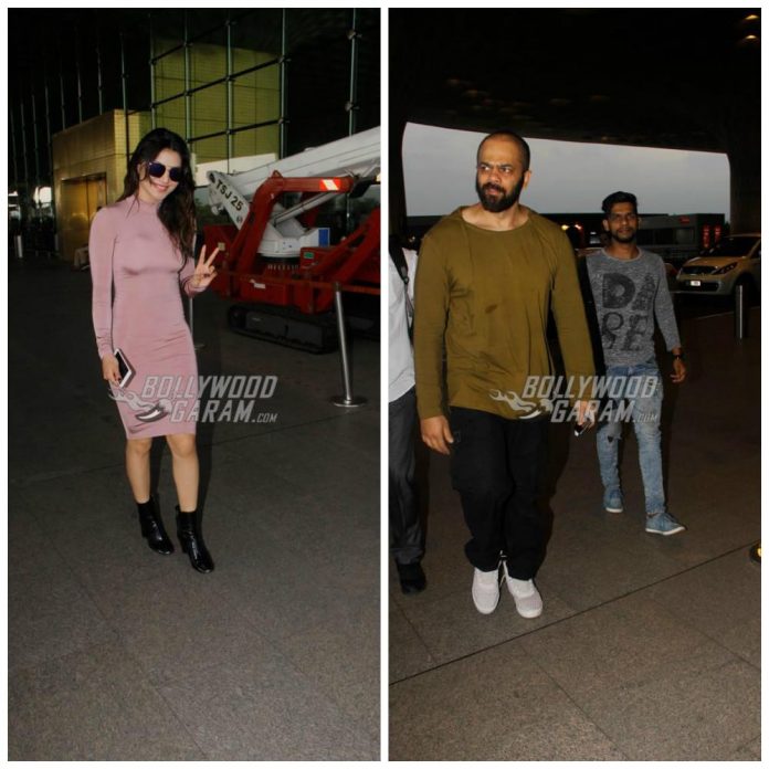 Urvashi Rautela and Rohit Shetty